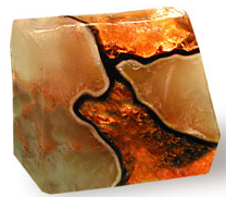 Soap Rock-Fire Geode