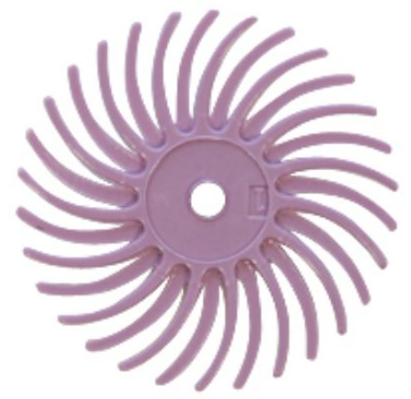Bristle Radial Disc 3/4" Pumice (Pink)