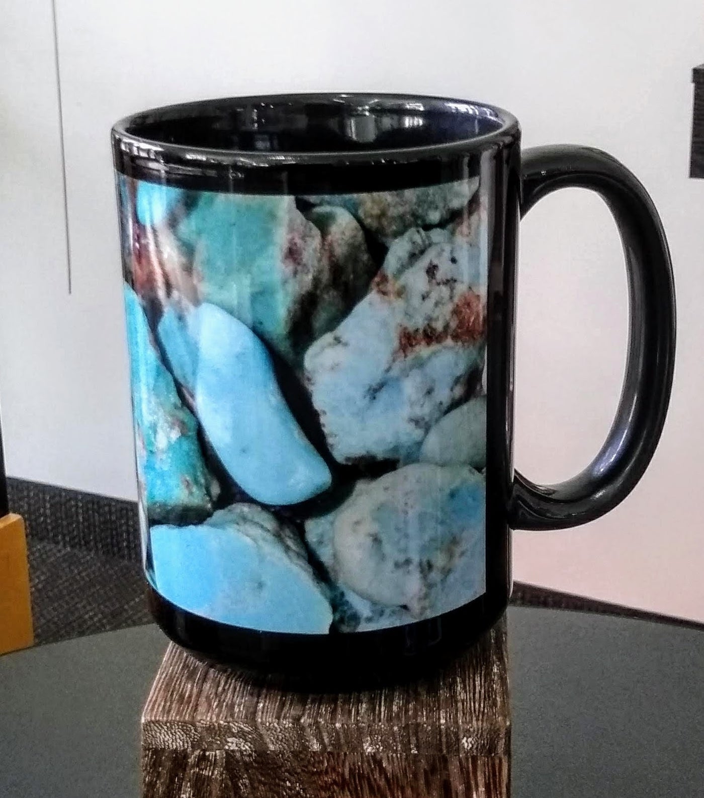 15 oz. Turquoise Mug