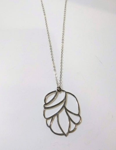 SA-015 Medium Organic "Bud" Cutout Necklace