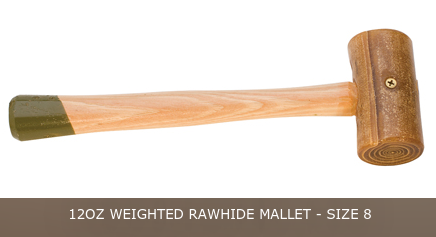 Rawhide Mallet, 12 oz Weighted