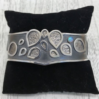 RSD-041 SS Cuff Bracelet/Opal