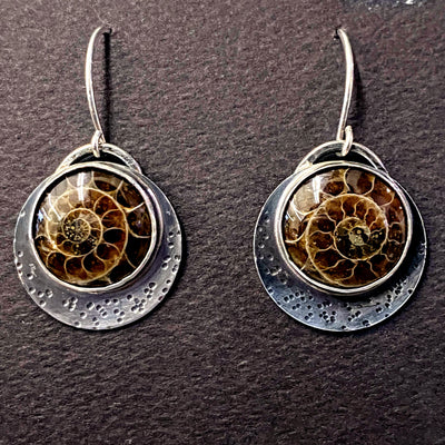DS-106 Ammonite/SS Earrings