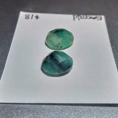 EMR-1000 Emerald Rose Cut Pair