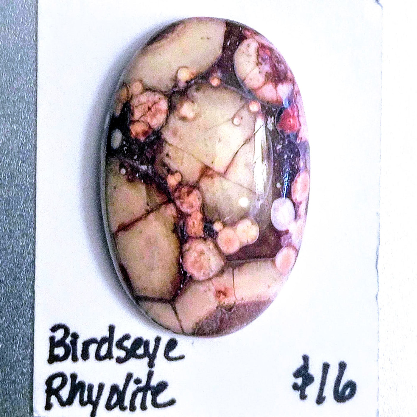 BER-1000 Birdseye Rhyolite Cab