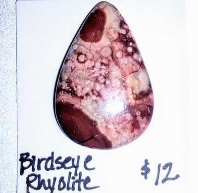 BER-1003 Birdseye Rhyolite Cab