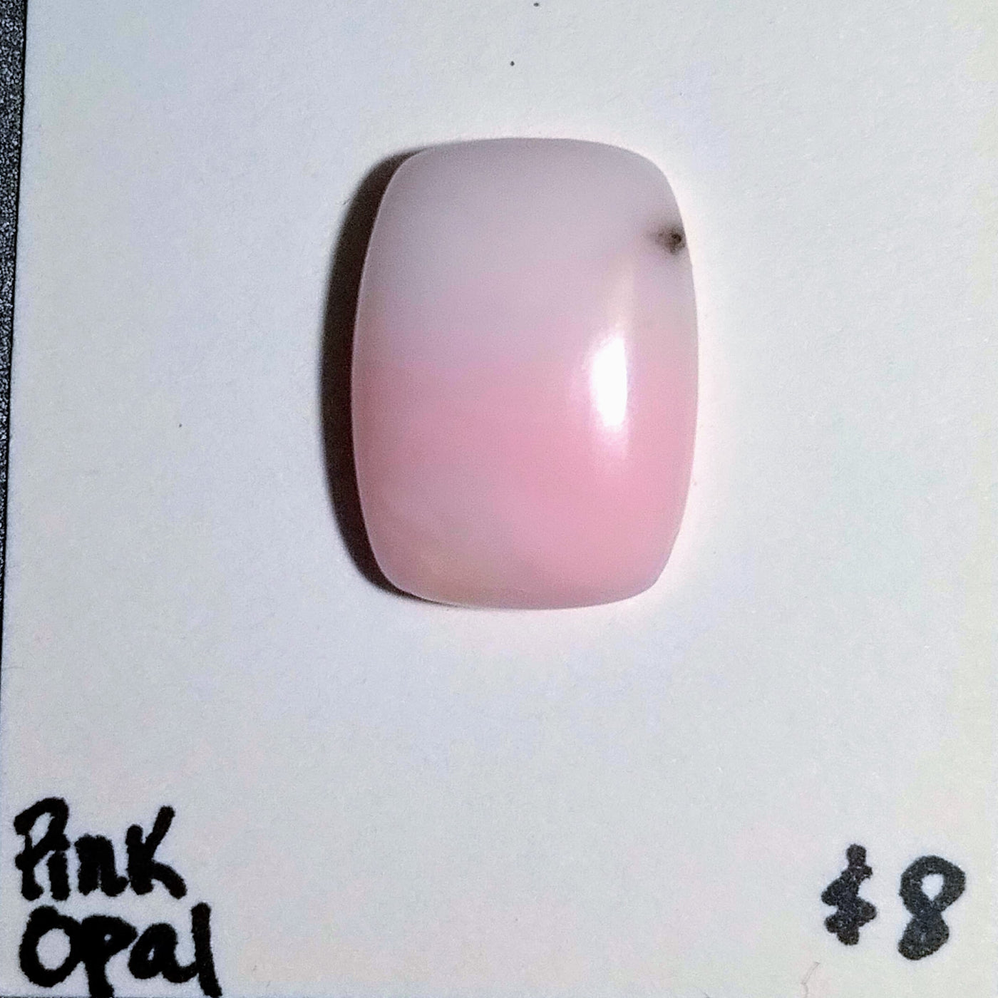 PIO-1000 Pink Opal Cabochon