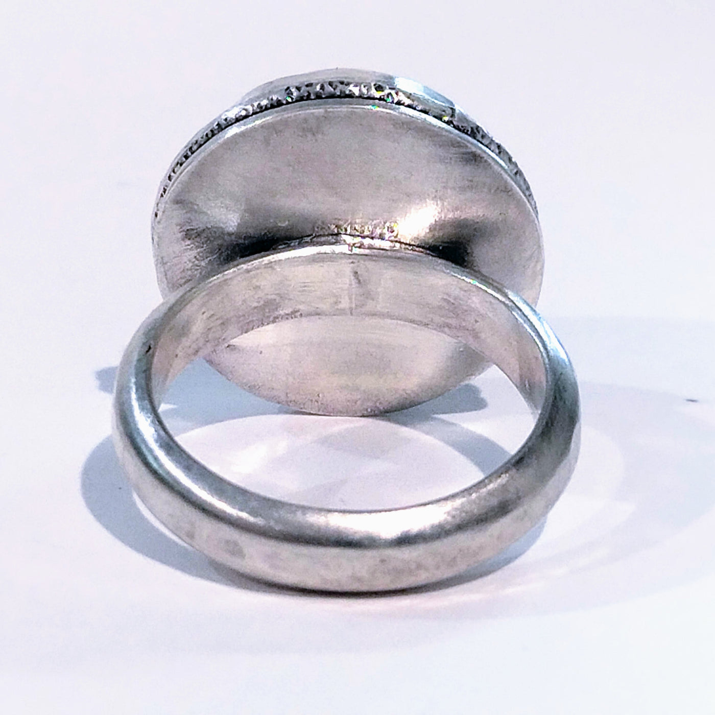 JEM-058 Round Labradorite Ring Size 6
