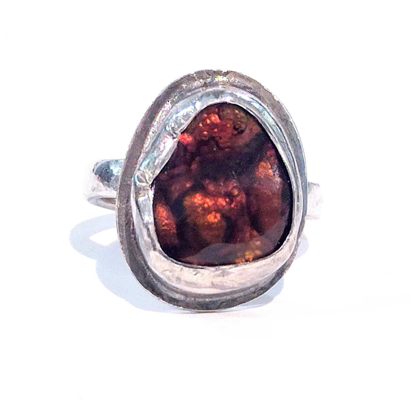 JEM-059 Fire Agate Ring Size 7