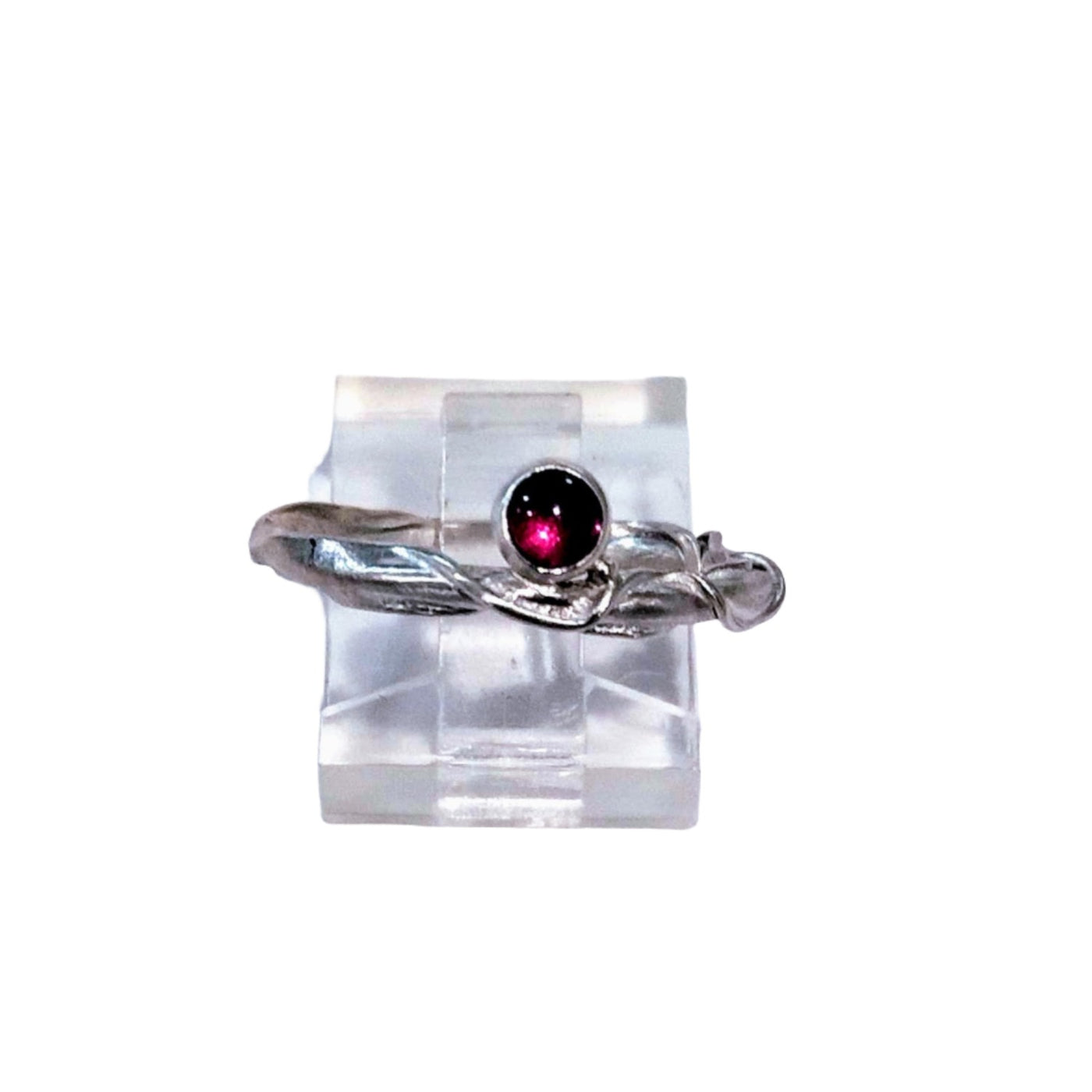 JSD-2005 Pink Tourmaline Twig Ring (7.5)