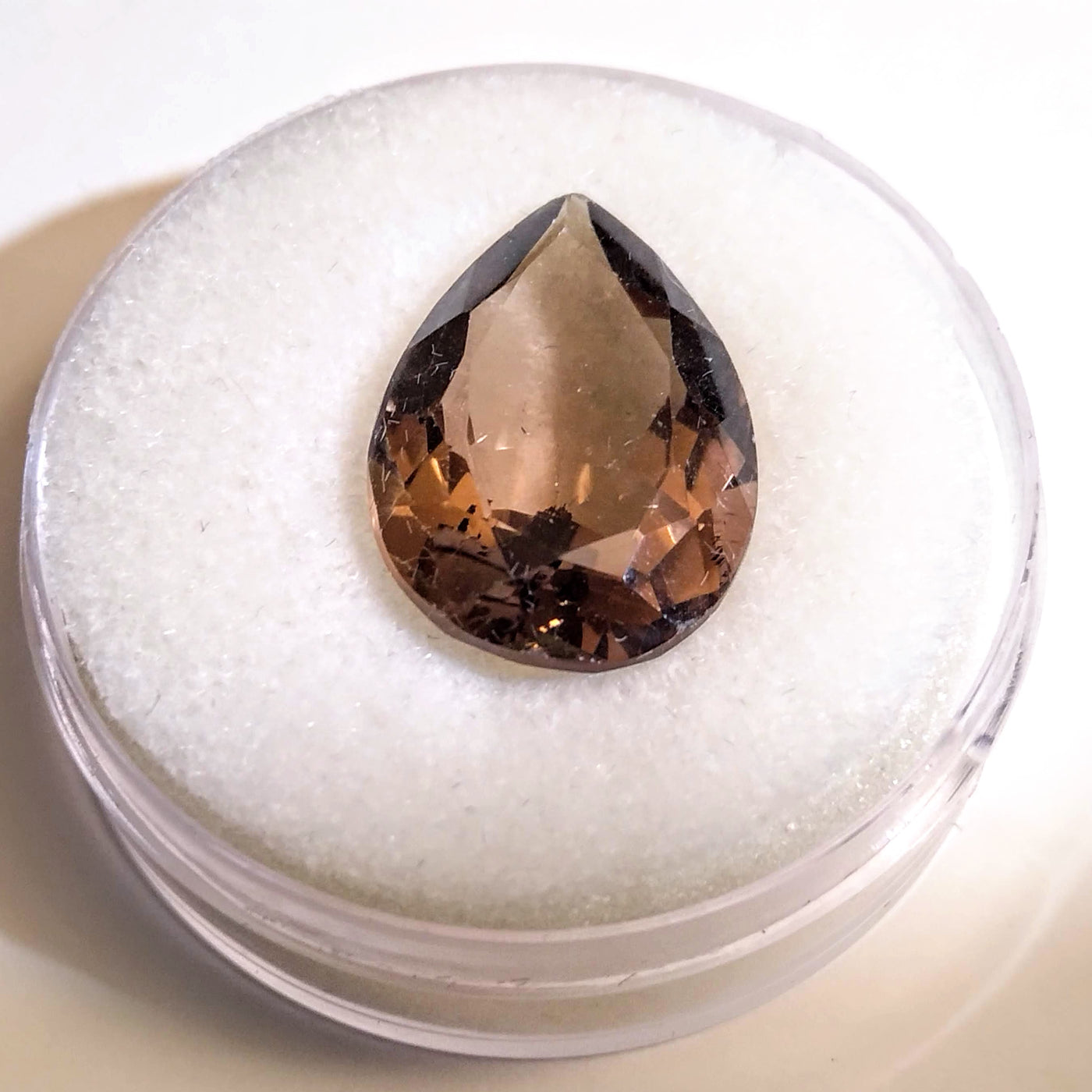 SMQ-1000 Smoky Quartz, Faceted
