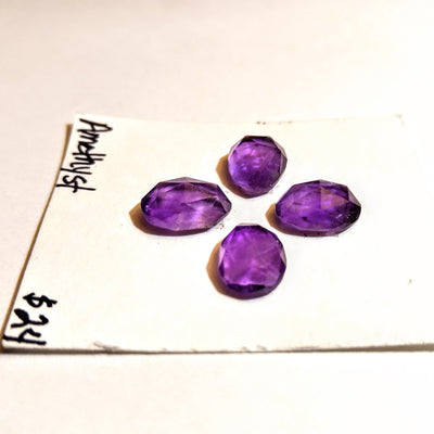 AME-1003 Amethyst Rose Cut Grouping
