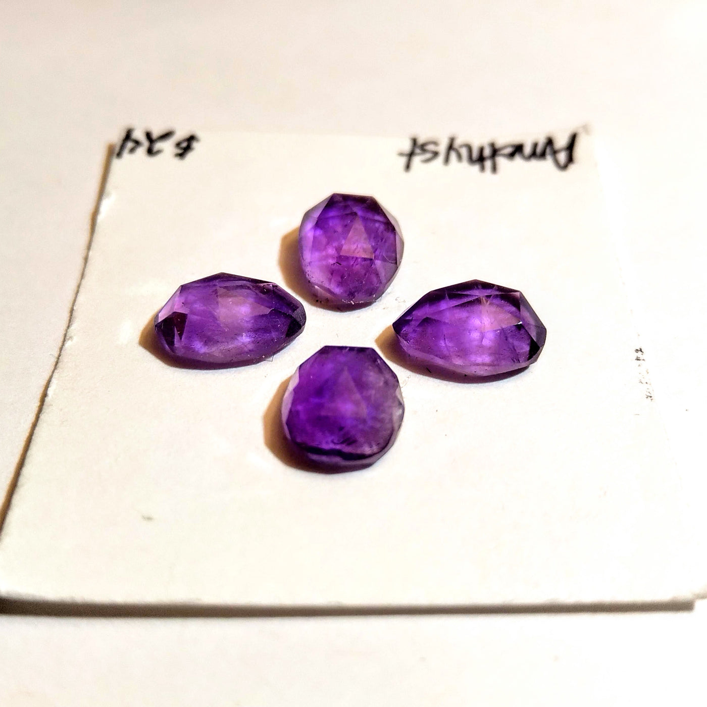 AME-1003 Amethyst Rose Cut Grouping