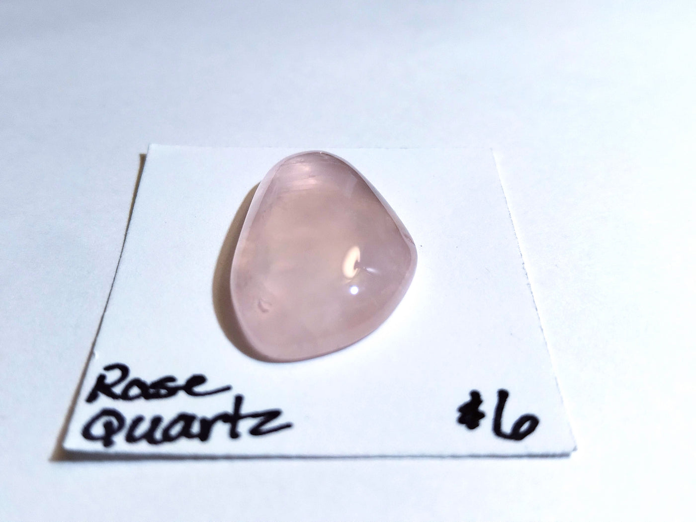 ROQ-1000 Rose Quartz Cabochon