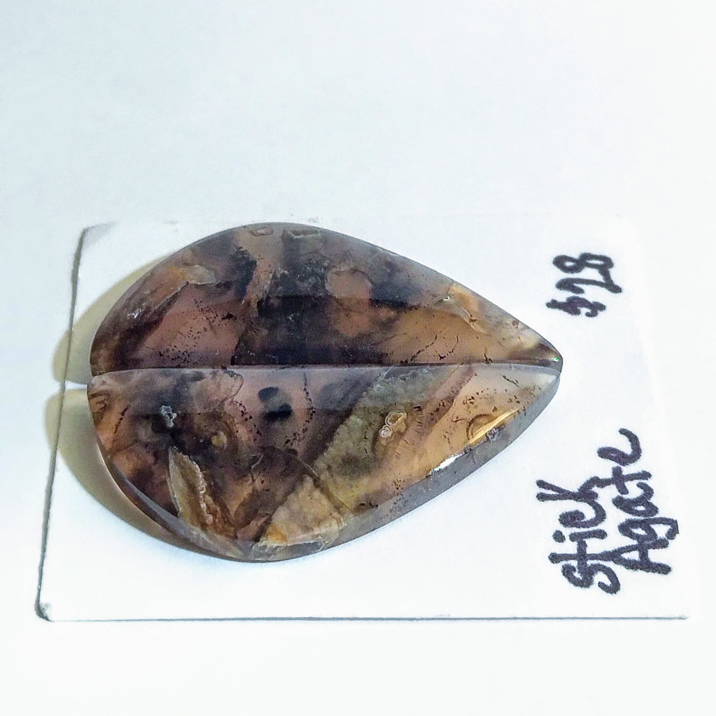 STA-1002 Stick Agate Cab Pair
