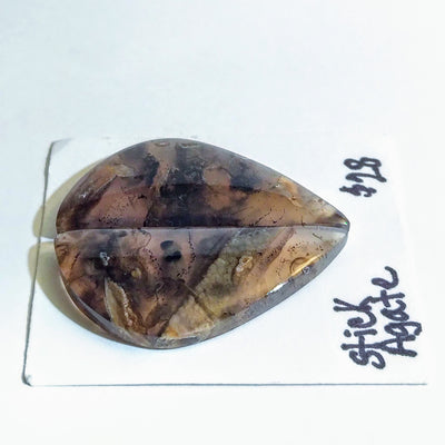 STA-1002 Stick Agate Cab Pair