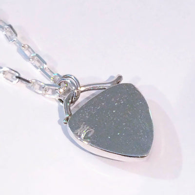VC-094 - Rose Cut Aquaprase W/ Paperclip Chain