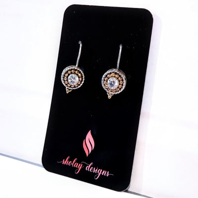 SM-325 Tala Earrings SS W/GF and CZ
