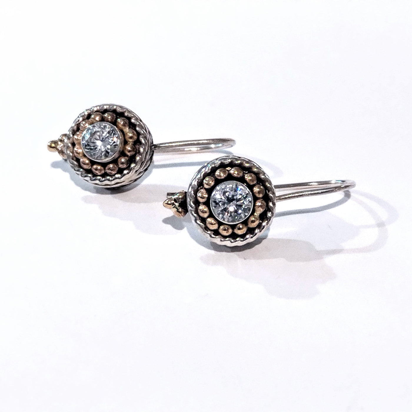 SM-325 Tala Earrings SS W/GF and CZ