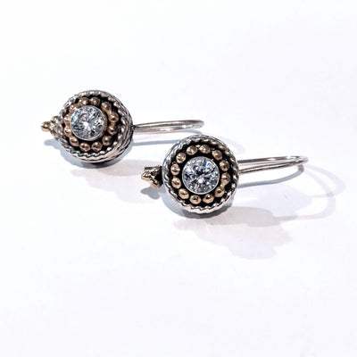 SM-325 Tala Earrings SS W/GF and CZ
