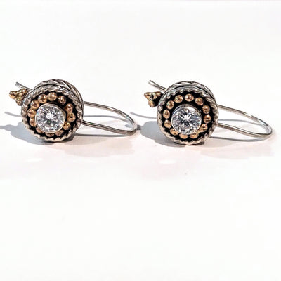 SM-325 Tala Earrings SS W/GF and CZ